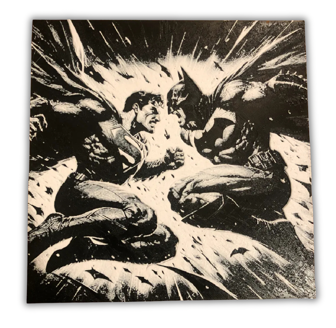 Batman vs Superman – DC Clash of Legends Layered Poster