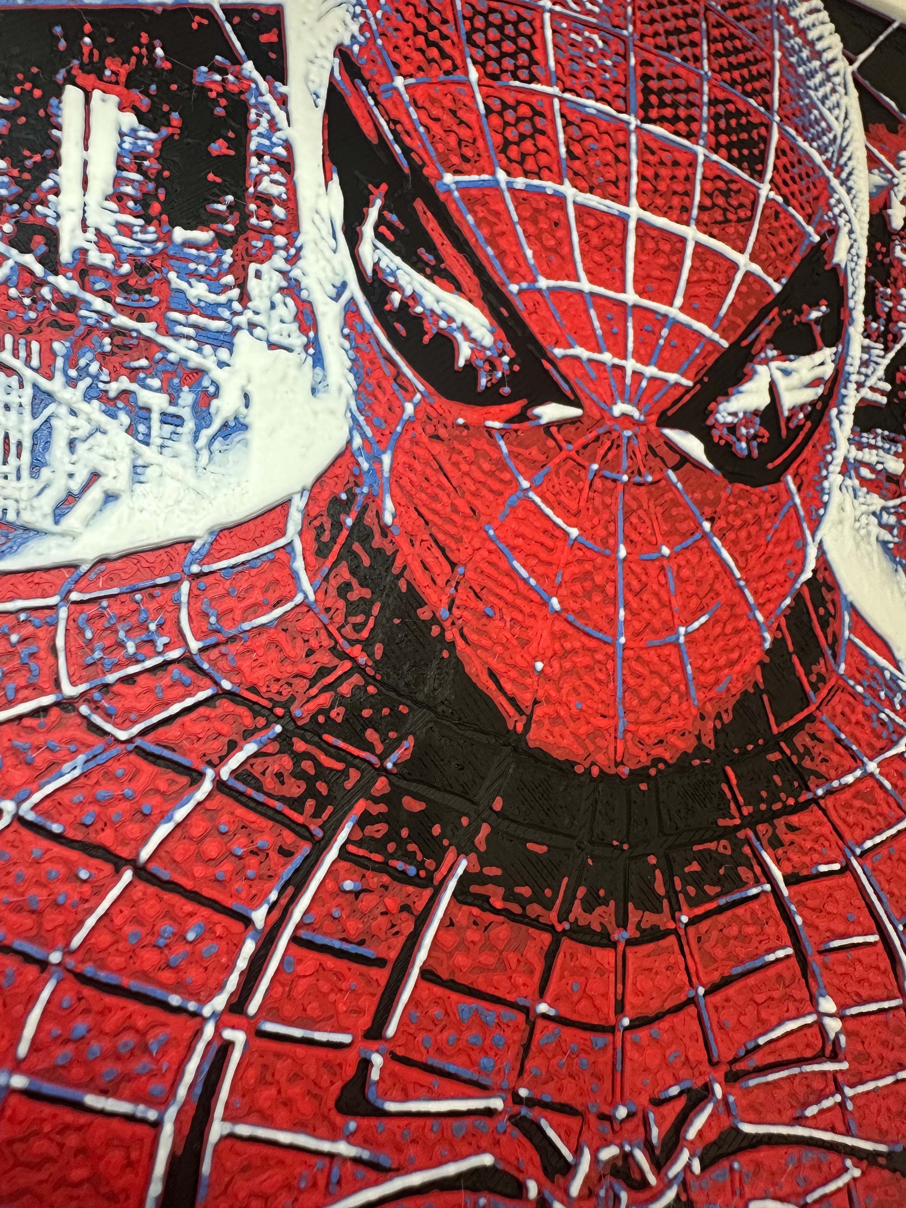Spider-Man – Marvel City Skyline Layered Poster
